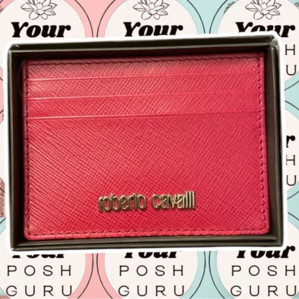 Nwt Roberto Cavalli Card Holder Wallet